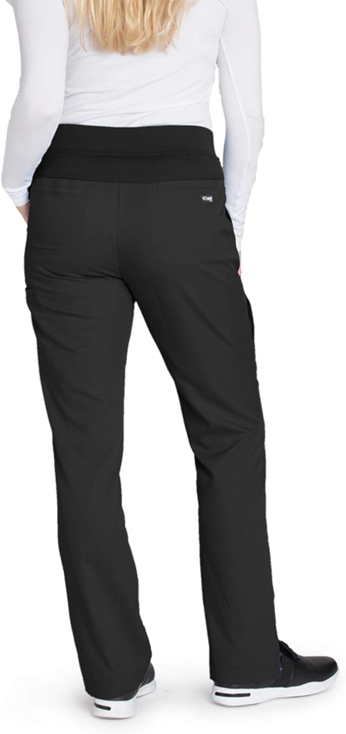 Grey's Anatomy 6-Pocket Flat Front Pant for Women– Modern Fit Medical Scrub Pant: Clothing