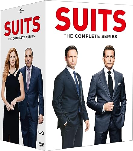 Suits Complete Series DVD Box Set - All Episodes of the Hit Legal Drama, Harvey Specter Collection