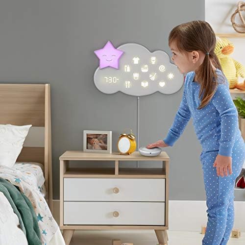 Lumalou Lámpara Rutinas de Sueño - Producto para Bebés - 3 en 1 - Interactivo - Smart Connect App - Regalo para Niños de 0-8 Años