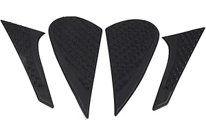 QIILU Qii lu Motorcycle Fuel Knee Pad, Gas Pad Traction Side Fuel Grips Decal Gas Fuel Knee Grip Protector Anti Slip Stickers for Z800 2013-201