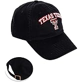Desert Cactus Texas Tech University Baseball Hat TTU Red Raiders Brimmed Embroidered Cap Adjustable Cloth Strap Adult Type C