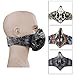 CFORWARD Dustproof Mask Activated Carbon Filtration Exhaust Gas Anti Pollen Allergy PM2.6 Face Mask for Running Cycling and Other Outdoor Activities(591BK)