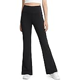 Stelle Girls Leggings Flare Yoga Pants Kids Bootcut High Waisted Workout Dance Pants with Pockets