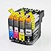 F FINDERS&CO Compatible Ink Cartridges Replacement for Brother LC203 LC201 LC203XL Ink Cartridge, Use with MFC-J480DW MFC-J680DW MFC-J880DW MFC-J485DW MFC-J4620DW MFC-J5720DW (4BK 2C 2M 2Y, 10 Pack)