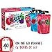 GoGo squeeZ BlastZ Fruit Pouches on the Go, Variety Pack (Raspberry Rush/Berry Madness), 3.88 oz (40 Pouches), Gluten Free, Vegan Friendly, Healthy Snack, Unsweetened, Recloseable, BPA Free Pouches