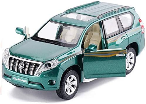 GXL- Car model toy car alloy pull cart children's toy scale 1:32 back collection decoration boy pull back car toy children's toy car ( Color : Green )