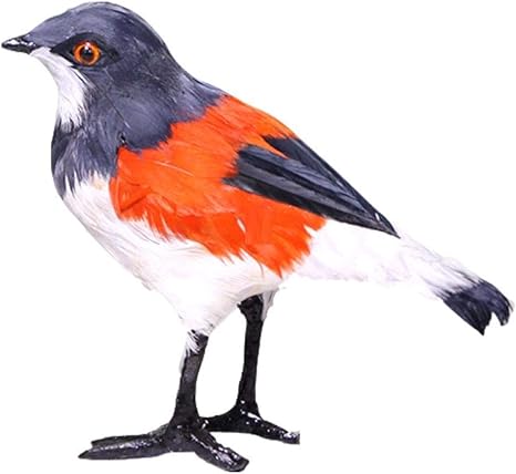 Amazon Co Jp 彫像置物動物像装飾鳥写真小道具バレンタインギフト 赤 示されているように ホーム キッチン