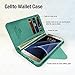 Galaxy S7 Case, Cellto PU Leather Wallet [Navy Blue/Mint] Cover Stand and Reversible Magnetic Flap Flip Cover for Samsung Galaxy S7