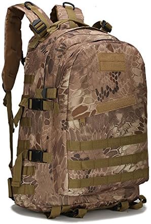 GiDiProtea PUBG Level 3 Backpack Fortnite Equipment Multi-functional Camouflage Army Backpack Multicolor (Snake)
