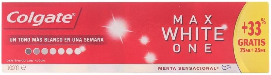 COLGATE MAX WHITE TOOTHPASTE 75ML, 1's, 100 ml (Pack of 1)