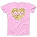 Zoey's Attic Second Birthday Gold Sparkly Heart Two