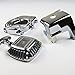 Xmax Racing Chrome Engine Cover Flywheel Cover Pull Starter for HPI Rovan KM Baja 5B 5T s
