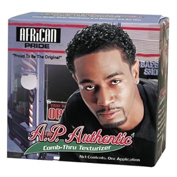 Amazon Com African Pride Authentic Mens Comb Thru Texturizer Beauty