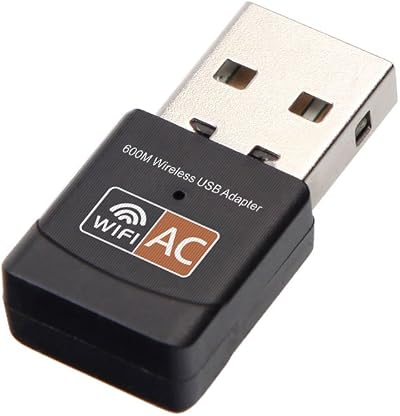 FILOWA 600Mbps WiFi Adapter USB 2.0 Nano AC Dual Band 2.4 5GHz Realtek RTL8811CU