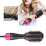 Wingbind One Step Hair Dryer and Volumizer 2 in 1,Hot Air Brush Salon Negative Ion Hair Straightener & Curly Hair Comb for All Hair Type with Anti-Scald Feature