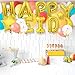 TOYMYTOY Happy Eid Mubarak Latex Balloons Gold Glitter Ramadan Balloons Banner EID Party Decorations