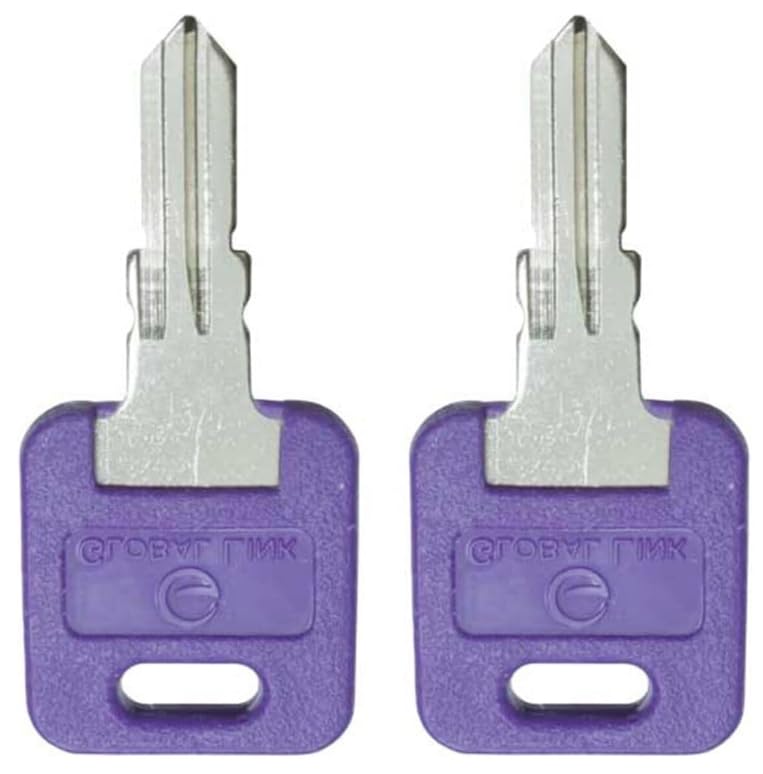 Unifizz (1 Pair) Precut Keys for Global Link RV G301 - G391 Trailer Blank Key