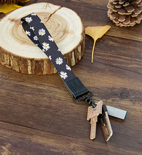 SENLLY Cool Hand Wrist Lanyard Premium Quality Wristlet Strap with Metal Clasp and Genuine Leather, for Key Chain, Cell Mobile Phone, Camera, Charms, Lightweight Items etc - Thumbnail 5