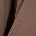 Best Home Fashion Thermal Insulated Blackout Curtains - Back Tab/ Rod Pocket - Chocolate - 52