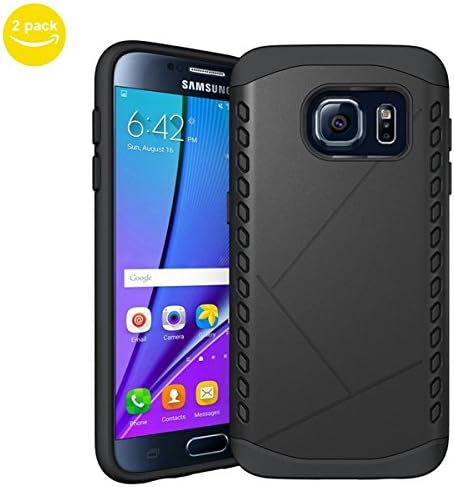RUITAI Galaxy s7 Case , [Slim Fit] S7 back Case Armor Defender Shockproof Protective Back Cover Case for Samsung Galaxy S7 (Black)