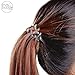 [New Verision] lnvisibobble Power Traceless Hair Ring (Crystal Clear) - Hair Coils, Coil Hair Ties - 10pcs (Crystal Clear)