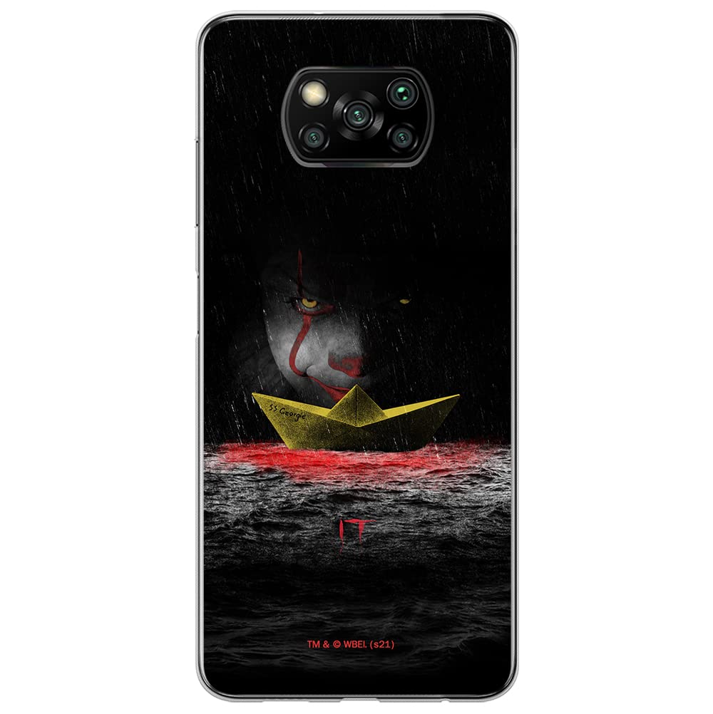 ERT GROUP mobile phone case for Xiaomi POCOPHONE X3 original and officially Licensed Horror pattern It 002 optimally adapted to the shape of the mobile phone, case made of TPU