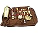 Bartender Tool Case Barware Toolkits Whisky Shaker Cork Wine Bartender Kit Canvas Bag Empty Bar Cocktail Jigger