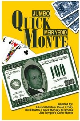 Jumbo Quick Monte by Meir Yedid | Trick | Card Magic | Stage | Parlor Performer