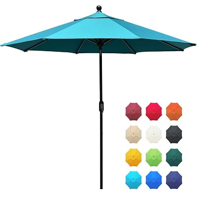 11 double layer patio umbrella 11 x 11FT Outdoor Patio Cantilever Umbrella with LED Lights Double Top  Square Umbrella with Weighted Base - On Sale - Bed Bath & Beyond