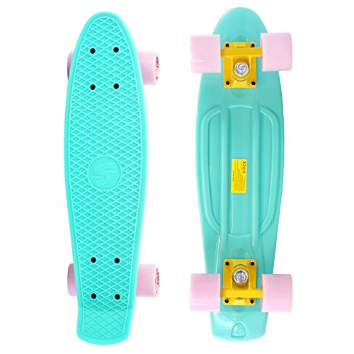 Scale Sports 22" Skateboard Complete Pastel Street Retro Cru