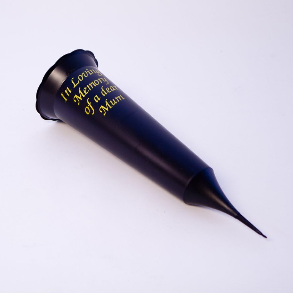 In Loving Memory Mum grave flower vase funeral spike pot Amazon.co.uk