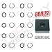 1/2" Impact Wrench Socket Retainer Retaining Ring with O-Ring Mac IR - 10 Sets. Anvil Retaining Ring Install Tool Included