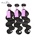 Beauty Youth Hair Brazilian Bundles Virgin Hair Body Wave 16 18 20inches 7A Unprocessed Remy Human Hair Weave Extensions Natural Color 95-100g/pc