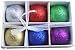 Festive Season Assorted Sparkle Christmas Ornament Balls (Set of 6, 80mm)