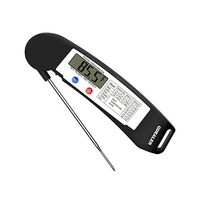 GDEALER Instant Read Thermometer Super Fast Di...
