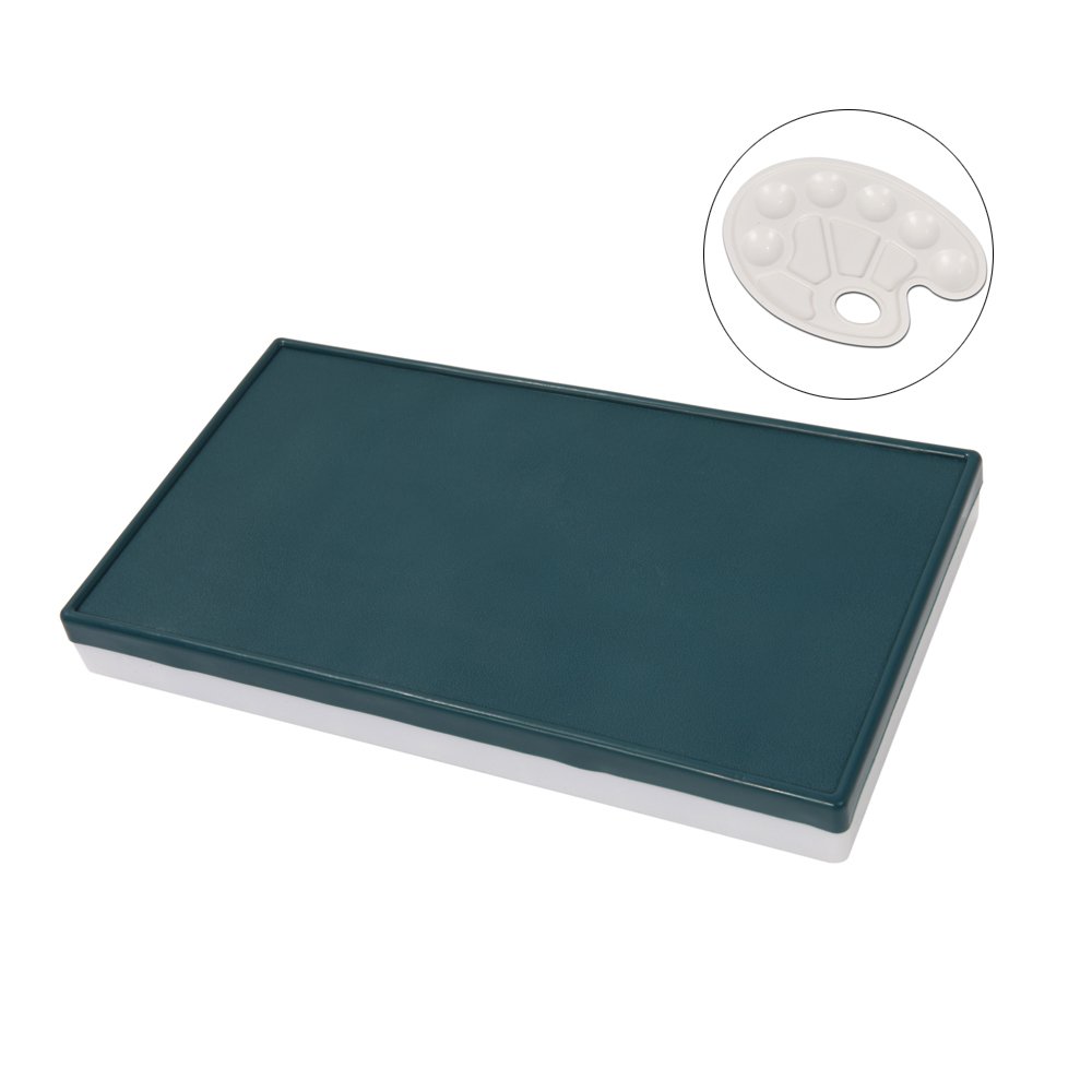 RUIVAN 36 Well Rectangular Plastic Watercolor Palette Box Watercolor