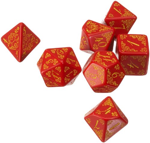 Pathfinder: Curse of The Crimson Throne Dice, Set of 7