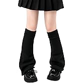 APLZGMG Leg Warmers for Girls Women, Y2K Goth Harajuku Style Leg Warmers, Flared Knit Boot Socks, Japanese Lolita Accessories