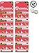 Rayverstar LR626 AG4 1.5V Alkaline (20-Batteries) Fits: 66, 606, 626, 376, 177, 377, GP377 (Full List Below)