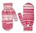 Sportoli Women's and Girls' Kids 3-Piece Cable Knit Cold Weather Accessory Set Warm Fleece Lined Pull On Hat Scarf and Gloves