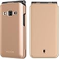 Shockproof Protection Hard Phone Case Protective Cover for Samsung Galaxy Folder 2 SM-G160 / SM-G160N / SM-G165N / SM-G1650 / SM-G1650W (Gold)