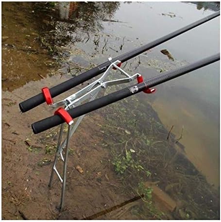 JYSL Outdoor Foldable Adjustable Bracket Fishing Rod Stand Holder Sea Fishing Tackle Accessory Tool