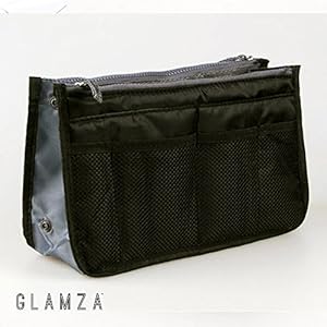 Glamza Multi Pocket Travel Bag, Black, Black1 Units