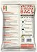 Space Saver Vacuum Storage Bags - 4 Premium Short Hanging Travel Space Bags - Bag Size: 105x70 cm - 2X Sealed Compression Plastic Bags For Clothing Storage, Clothes bedding & Packing - DIBAG