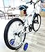 MORFAN Training Wheels for 12 14 16 18 20 Inch Bicycle,Kids Bike Stabiliser(Blue)