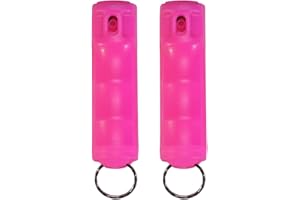 Zarc Vexor Police Strength Pepper Spray, Flip-Top Finger Grip, 20+ Shots, 10-12 Ft. Range - Two Pack