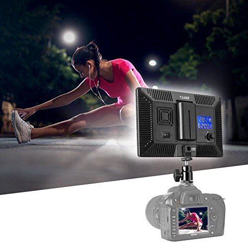 image for Pangshi Super Slim Dimmable LED Light Panel 3200K-6200K LED Video Ligh