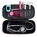 Elegant Nurse Stethoscope Case - Zipper Pocket Secures Nurse Accessories, Purple