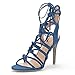 DREAM PAIRS STRAWS Women's New Strappy Gladiator High Heel Sandals Lace Up Open Toe Lady Ankle Shoes