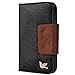 iPhone 4S Case,iPhone 4 Case,by HiLDA,Wallet Case,PU Leather Case,Credit Card Holder,Flip Cover Skin[Black]